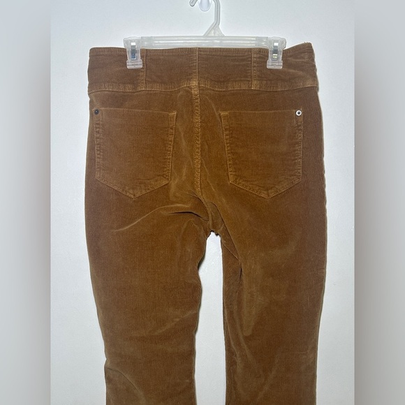 Corduroy High Rise Sculpting Skinny Brown Pants Size 15 - Picture 4 of 7